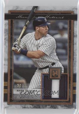 2020 Topps Museum Collection - Meaningful Materials Relics - Copper #MMR-TEX - Mark Teixeira /35