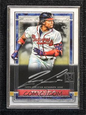 2020 Topps Museum Collection - Museum Framed Autographs #MFA-RA - Ronald Acuna Jr. /15
