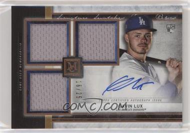 2020 Topps Museum Collection - Signature Swatch Triple Relics - Copper #SSTA-GL - Gavin Lux /25