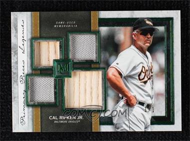2020 Topps Museum Collection - Single Player Primary Pieces Quad Relic Legends - Emerald #SPQL-CR - Cal Ripken Jr. /1
