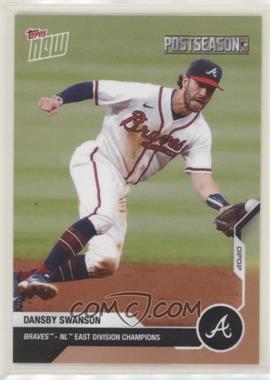 2020 Topps Now - Postseason #PS-77 - Dansby Swanson /542