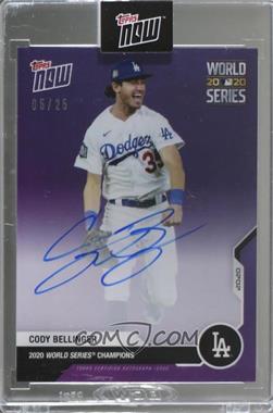 2020 Topps Now - World Series - Purple Autographs #WS-7A - Cody Bellinger /25 [Uncirculated]