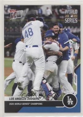 2020 Topps Now Los Angeles Dodgers World Series Champions - [Base] - Blue #WS-1CE - Los Angeles Dodgers Team /49