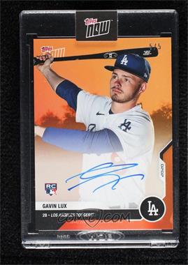 2020 Topps Now Road to Opening Day - [Base] - Orange Autographs #OD-413E - Gavin Lux /5 [Uncirculated]
