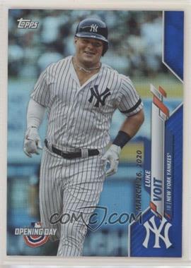 2020 Topps Opening Day - [Base] - Opening Day Edition Blue Foil #159 - Luke Voit /2020