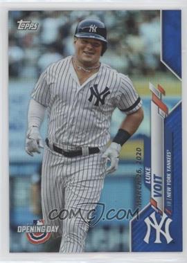 2020 Topps Opening Day - [Base] - Opening Day Edition Blue Foil #159 - Luke Voit /2020