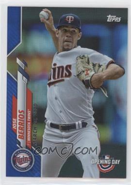 2020 Topps Opening Day - [Base] - Opening Day Edition Blue Foil #199 - Jose Berrios /2020