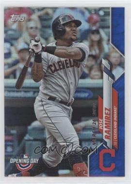 2020 Topps Opening Day - [Base] - Opening Day Edition Blue Foil #47 - Jose Ramirez /2020