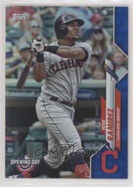 2020 Topps Opening Day - [Base] - Opening Day Edition Blue Foil #47 - Jose Ramirez /2020