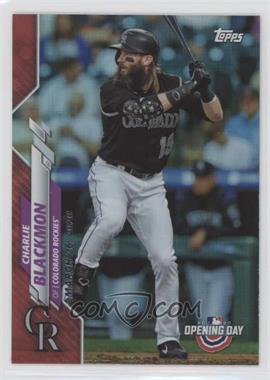 2020 Topps Opening Day - [Base] - Target Red Foil #149 - Charlie Blackmon