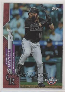 2020 Topps Opening Day - [Base] - Target Red Foil #149 - Charlie Blackmon