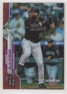 2020 Topps Opening Day - [Base] - Target Red Foil #149 - Charlie Blackmon