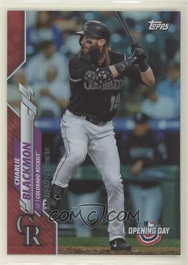 2020 Topps Opening Day - [Base] - Target Red Foil #149 - Charlie Blackmon