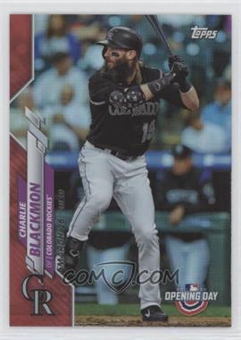 2020 Topps Opening Day - [Base] - Target Red Foil #149 - Charlie Blackmon