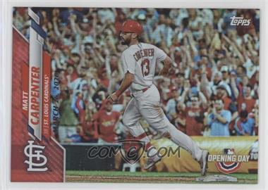 2020 Topps Opening Day - [Base] - Target Red Foil #88 - Matt Carpenter