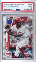 Aristides Aquino (White Jersey) [PSA 9 MINT]