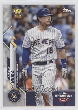 2020 Topps Opening Day - [Base] #61.1 - Keston Hiura (White Jersey)