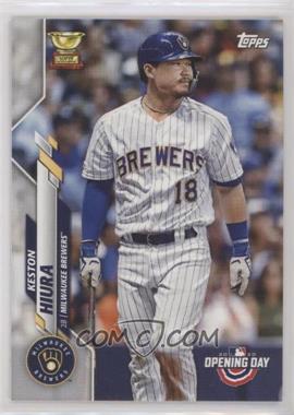 2020 Topps Opening Day - [Base] #61.1 - Keston Hiura (White Jersey)