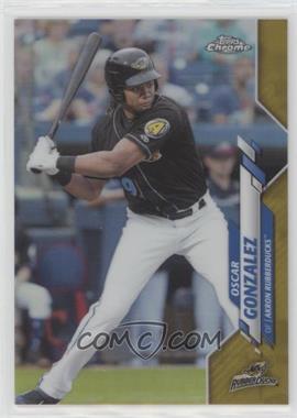 2020 Topps Pro Debut - Chrome - Gold Refractor #PDC-188 - Oscar Gonzalez /75