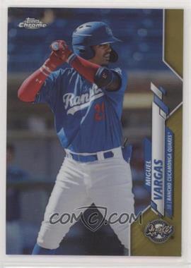 2020 Topps Pro Debut - Chrome - Gold Refractor #PDC-98 - Miguel Vargas /75