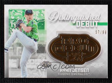 2020 Topps Pro Debut - Distinguished Debut Medallions #DD-RJ - Ryan Jensen /99