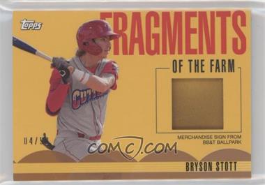 2020 Topps Pro Debut - Fragments of the Farm - Green #FF-MS - Bryson Stott /99