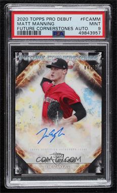 2020 Topps Pro Debut - Future Cornerstones Autographs #FCA-MM - Matt Manning /85 [PSA 9 MINT]