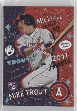 2020 Topps Project 2020 - [Base] #142 - 2011 Topps Update - Mike Trout (Sophia Chang) /14821