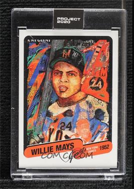 2020 Topps Project 2020 - [Base] #15 - 1952 Topps - Willie Mays (Andrew Thiele) /1464 [Uncirculated]