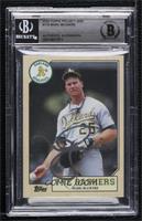 1987 Topps - Mark McGwire (Oldmanalan) [BAS BGS Authentic] #/3,224