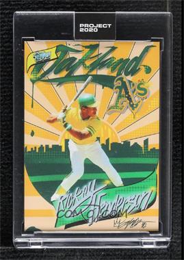 2020 Topps Project 2020 - [Base] #273 - 1980 Topps - Rickey Henderson (King Saladeen) /2812 [Uncirculated]