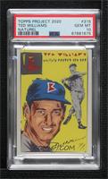 1954 Topps - Ted Williams (Naturel) [PSA 10 GEM MT] #/1,734