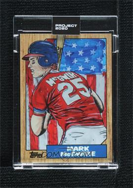 2020 Topps Project 2020 - [Base] #81 - 1987 Topps - Mark McGwire (Blake Jamieson) /18205 [Uncirculated]