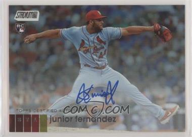 2020 Topps Stadium Club - Autographs - Rainbow Foilboard #AJF - Junior Fernandez /10