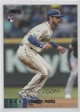 2020 Topps Stadium Club - [Base] - Black Foil #186 - Austin Nola