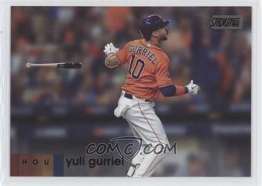 2020 Topps Stadium Club - [Base] - Black Foil #32 - Yuli Gurriel