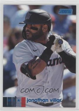 2020 Topps Stadium Club - [Base] - Blue Foil #41 - Jonathan Villar /50