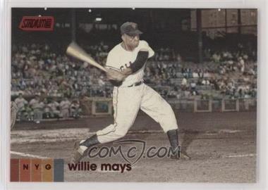 2020 Topps Stadium Club - [Base] - Red Foil #140 - Willie Mays