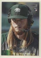 Base - A.J. Puk (Wearing Headset)