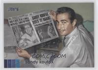 SP Image Variation - Sandy Koufax (Horizontal, Reading Newspaper)