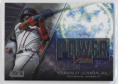 2020 Topps Stadium Club - Power Zone #PZ-7 - Ronald Acuna Jr.