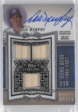 2020 Topps Sterling - Sterling Swings Autograph Relics - Blue #SWAR-DMU - Dale Murphy /10