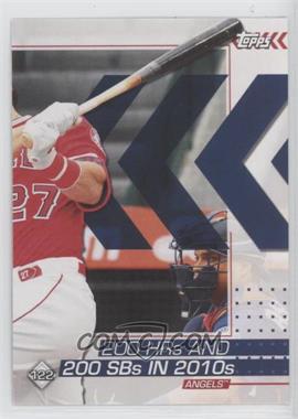 2020 Topps Stickers - [Base] #122/187 - Mike Trout, Chris Paddack