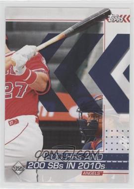 2020 Topps Stickers - [Base] #122/187 - Mike Trout, Chris Paddack