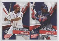 League Leaders - Anthony Rendon, Ronald Acuna Jr., Starling Marte