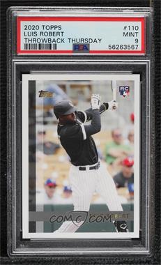 2020 Topps Throwback Thursday #TBT - Online Exclusive [Base] #110 - 1997-98 Topps Basketball Design - Luis Robert /1155 [PSA 9 MINT]