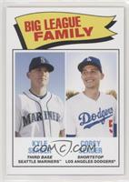 1977 Topps Baseball Brothers Big League Family Design - Corey Seager, Kyle Seag…