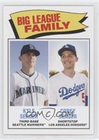 1977 Topps Baseball Brothers Big League Family Design - Corey Seager, Kyle Seag…