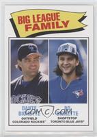 1977 Topps Baseball Brothers Big League Family Design - Dante Bichette, Bo Bich…