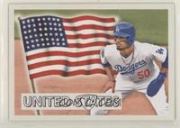 1956 Topps Flags of the World Design - Mookie Betts #/911